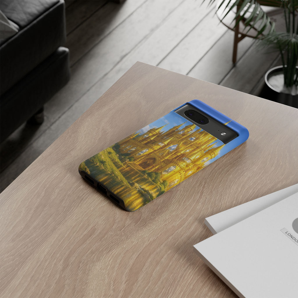 PRB Golden Castle iPhone Case | Fantasy Palace Phone Case by Power Runs Black