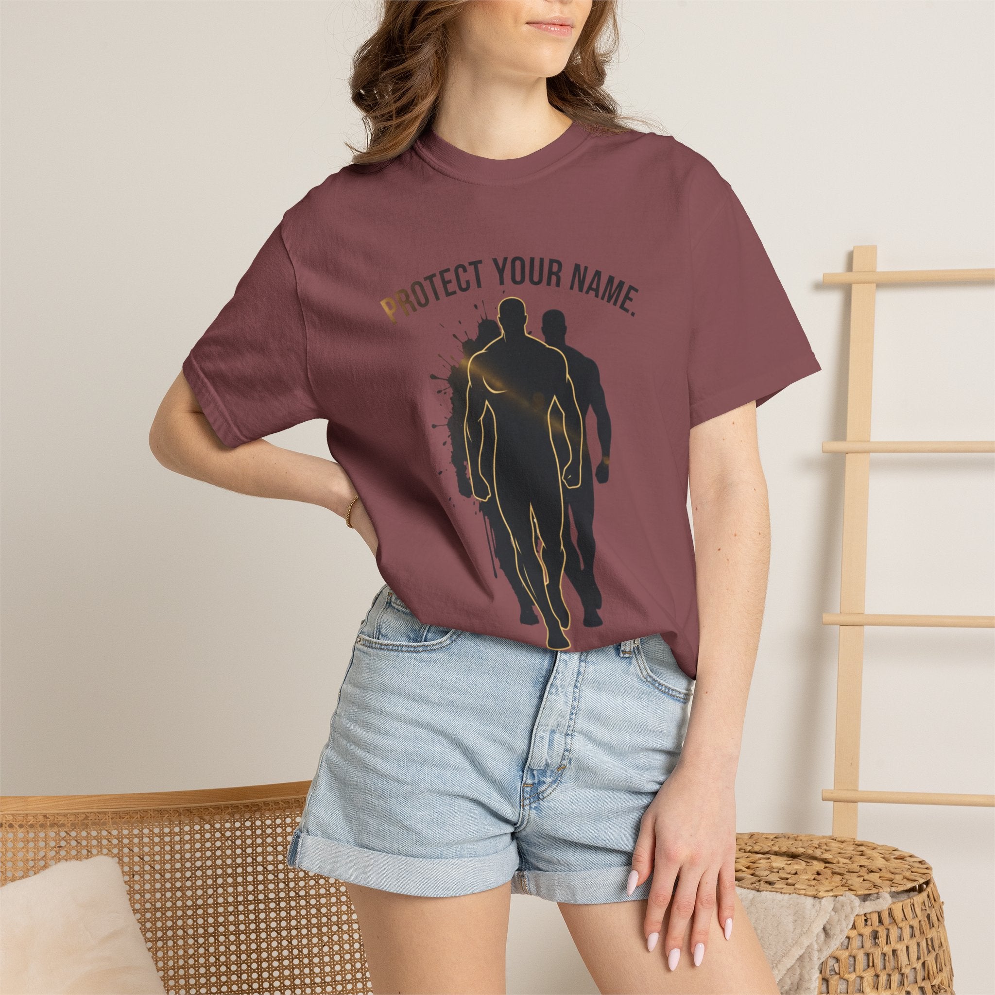 PRB Protect Your Name silhouette trio design T-Shirt | Loyalty is a Weapon graphic tee by Printify