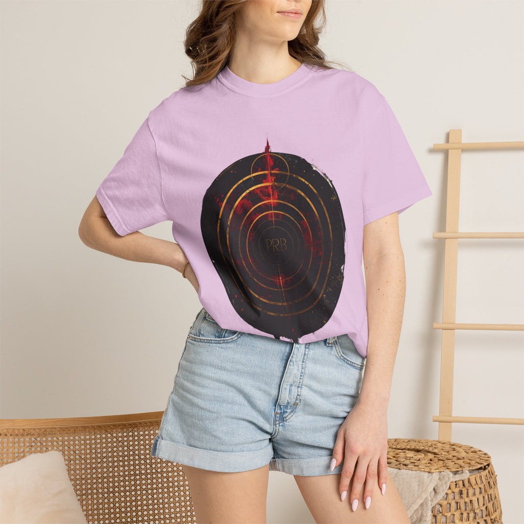 PRB Target Bullseye T-Shirt — Retro Circular Target Graphic Tee by Printify