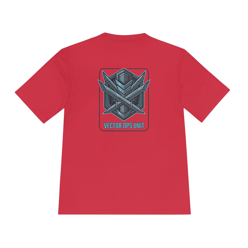 Power Runs Black PRB Blackline Vector Ops Unit Graphics Tee by Power Runs Black