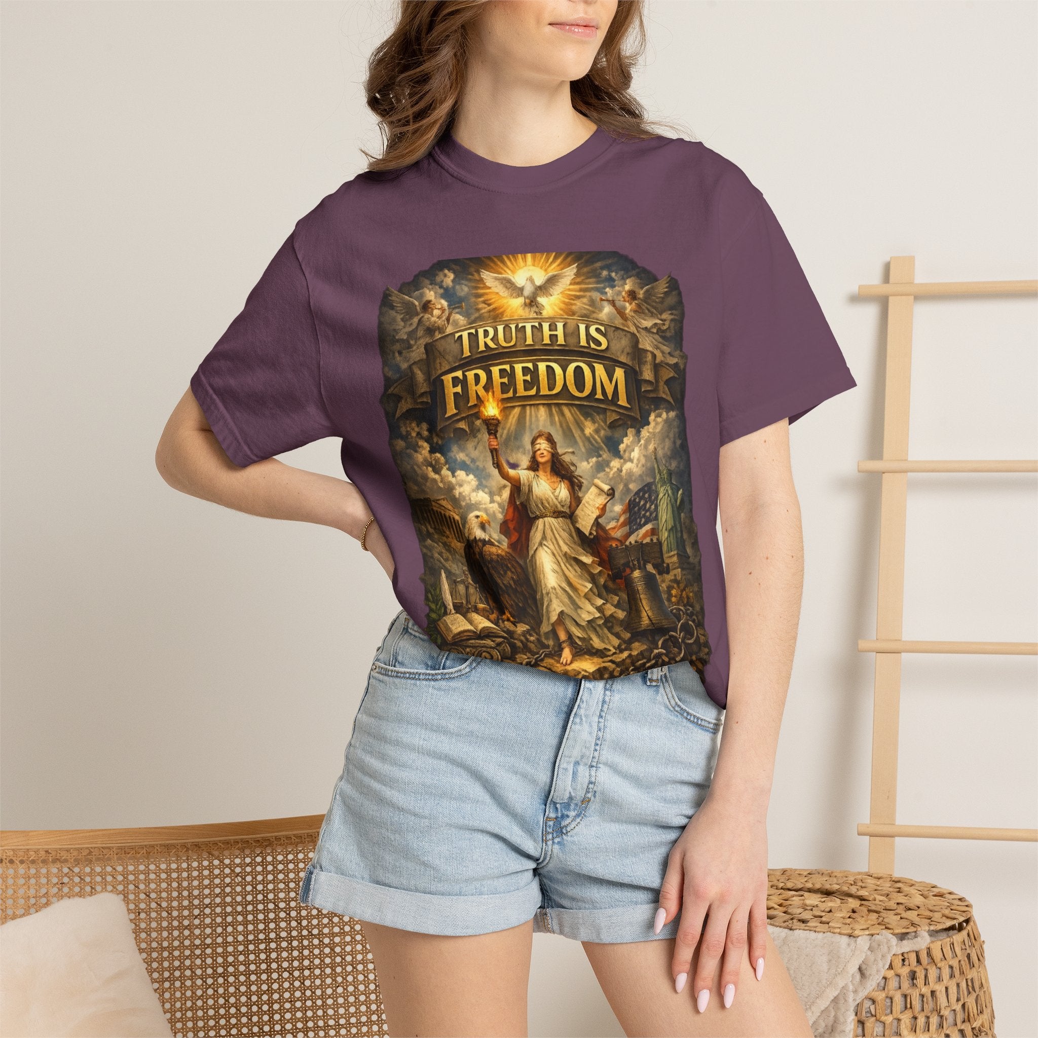 PRB Truth Is Freedom Graphic T-Shirt by Power Runs Black