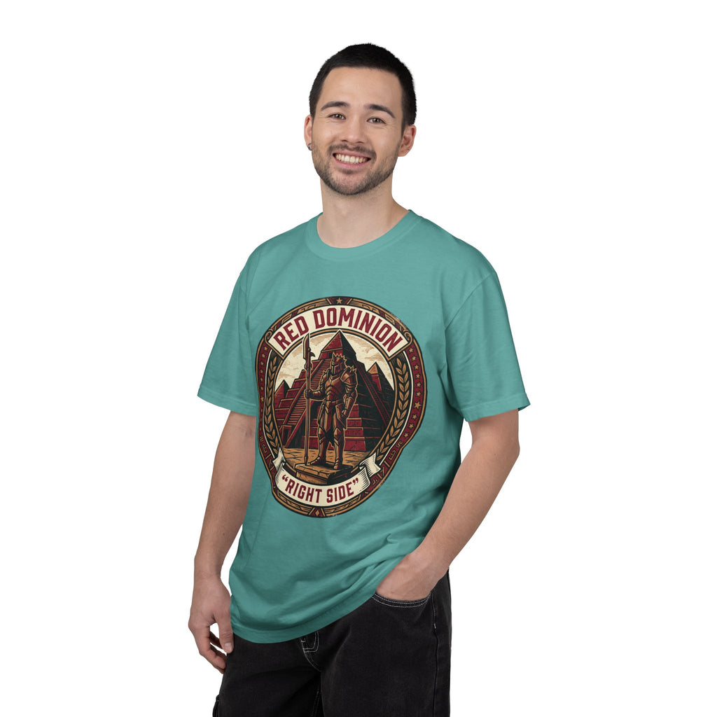 Power Runs Black PRB Red Dominion 'Right Side' Graphic T-Shirt by Power Runs Black