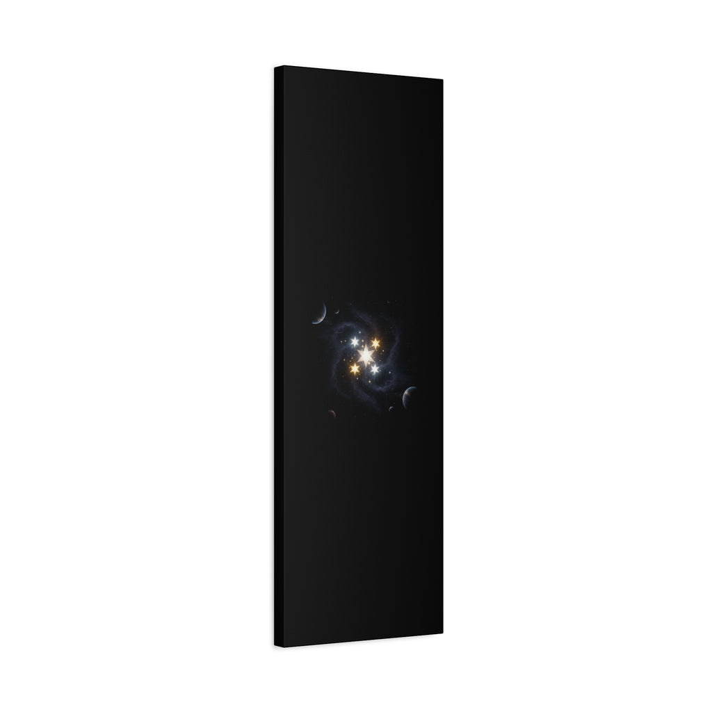 PRB Celestial Star Cluster Matte Canvas Print — Cosmic Planets Wall Art by Printify