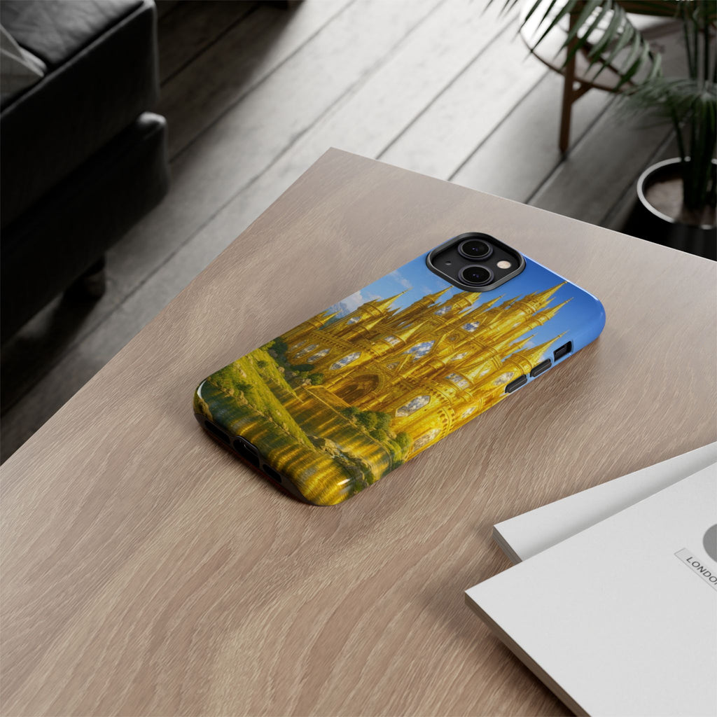PRB Golden Castle iPhone Case | Fantasy Palace Phone Case by Printify