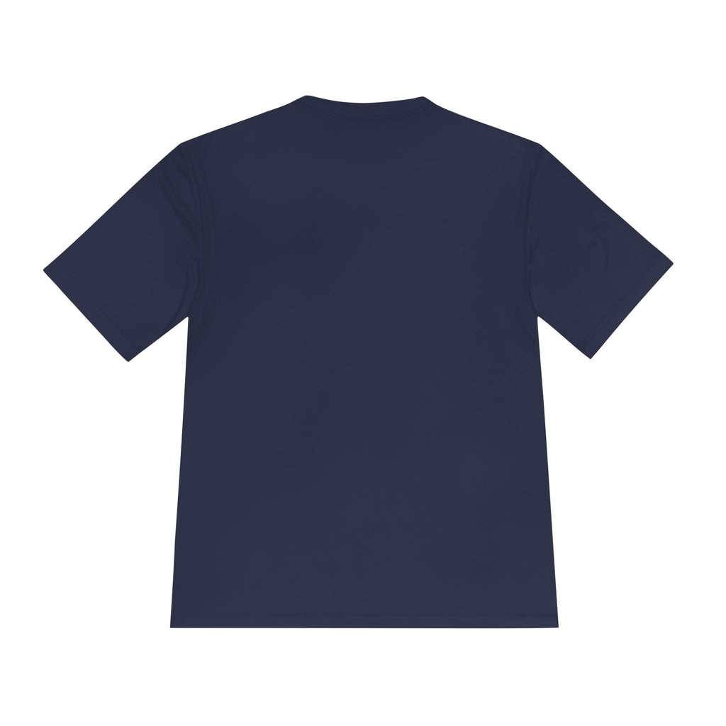 Power Runs Black graphic Tee | Blue angel wings, armored figure, bold script by Power Runs Black