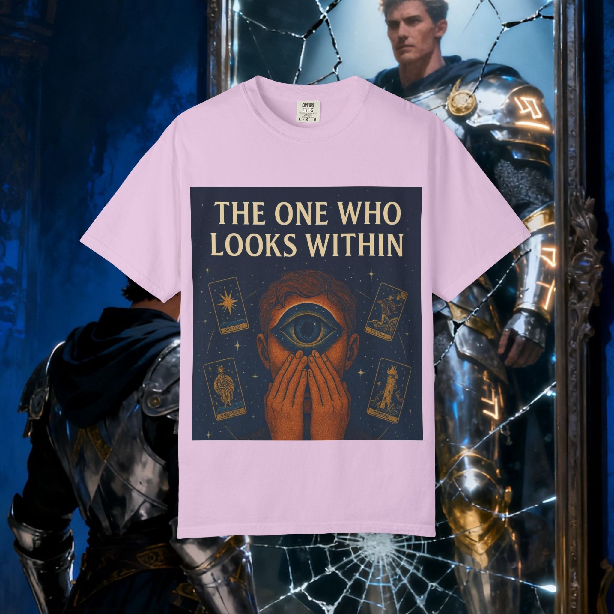 PRB Tarot Eye T-Shirt — "The One Who Looks Within" Mystical Graphic Tee by Printify
