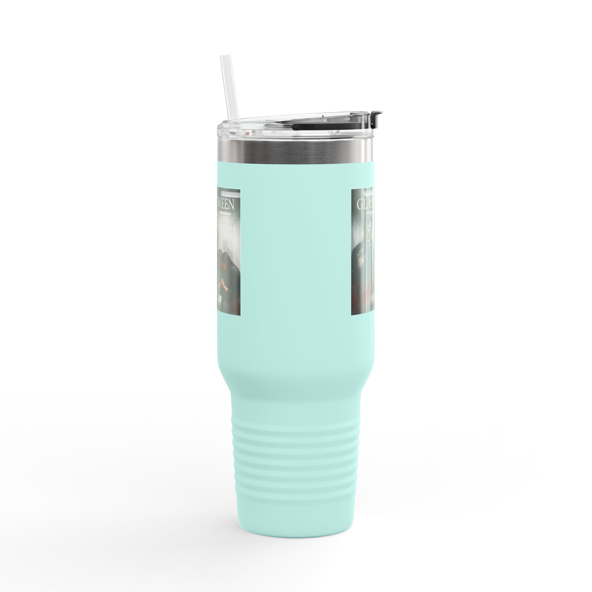 PRB The Glass Between, 40oz Insulated Travel Mug by Printify