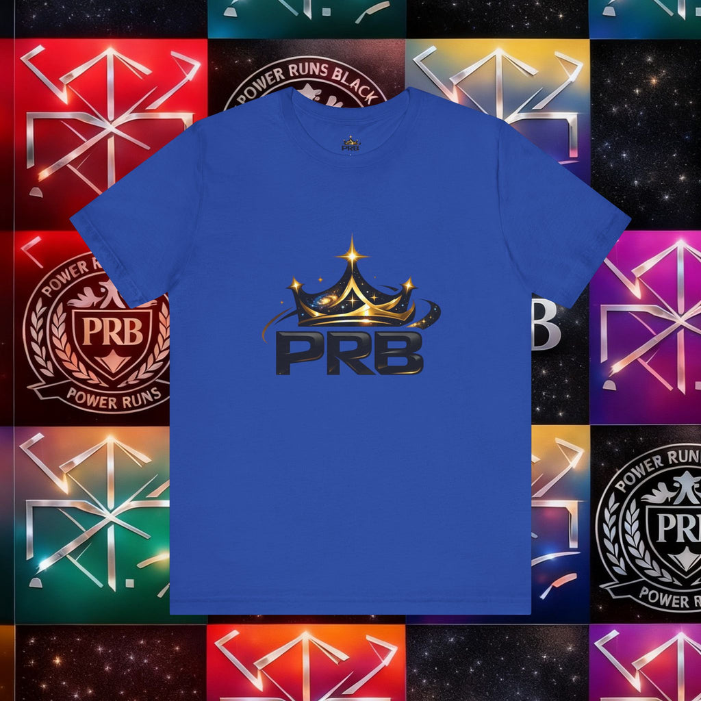 PRB Crown Tee — Graphic Logo T-Shirt by Power Runs Black