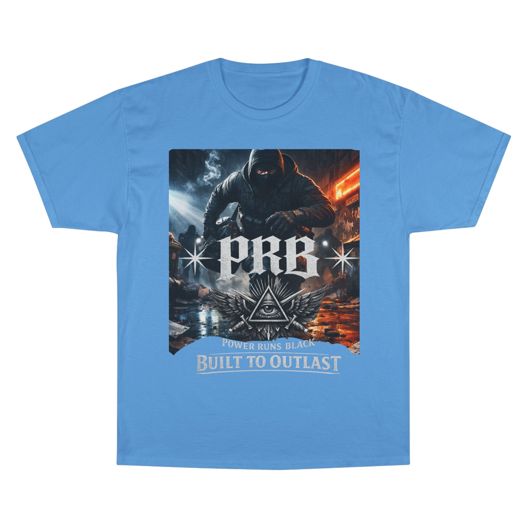 PRB 'Built to Outlast' Graphic Tee by Power Runs Black