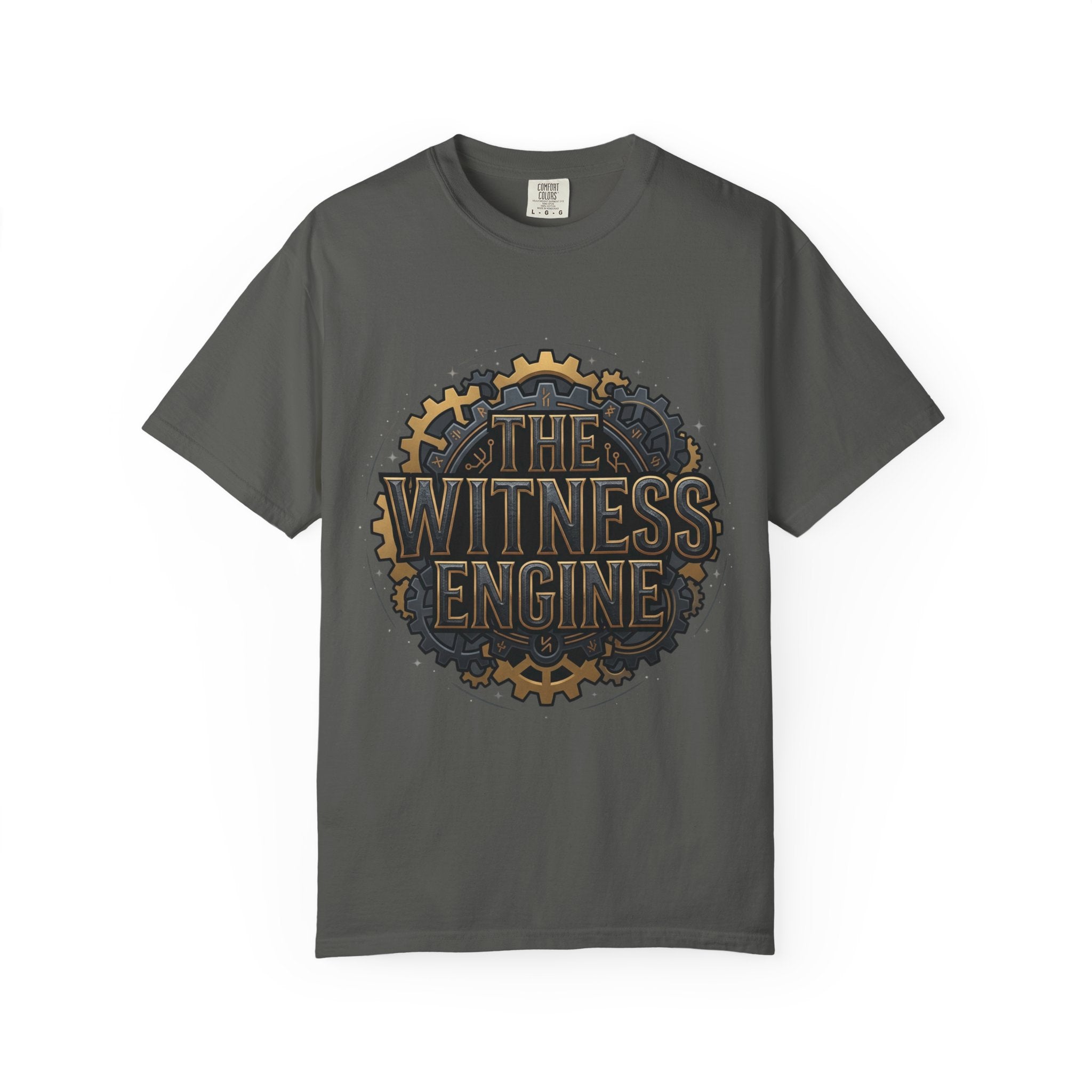 Printify PRB The Witness Engine T-shirt | Steampunk Gear Logo - T-Shirt