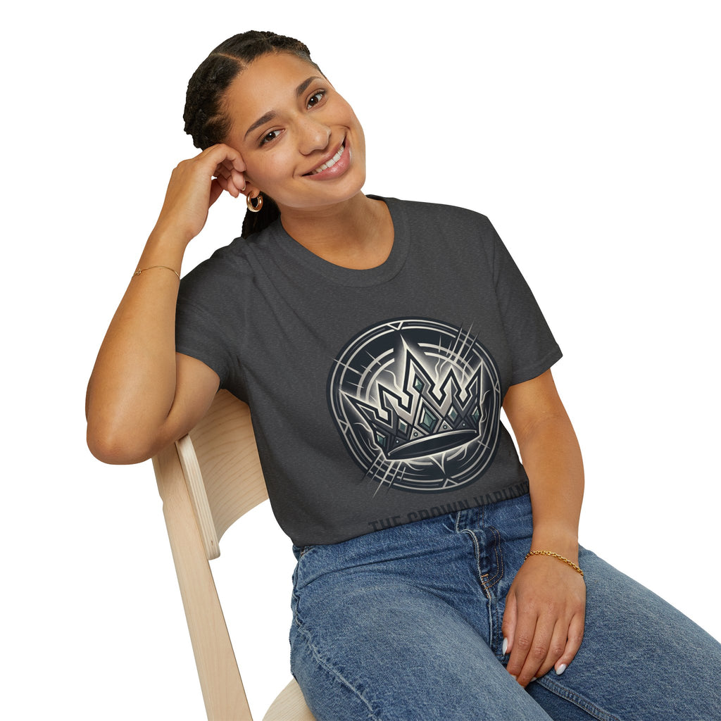 Power Runs Black PRB Crown Variant Graphic T-Shirt — The Crown Variant Emblem by Power Runs Black