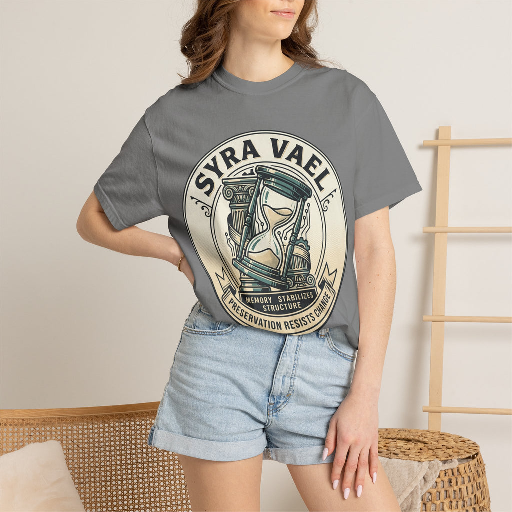Power Runs Black PRB Syra Vael Hourglass Emblem T-Shirt by Power Runs Black