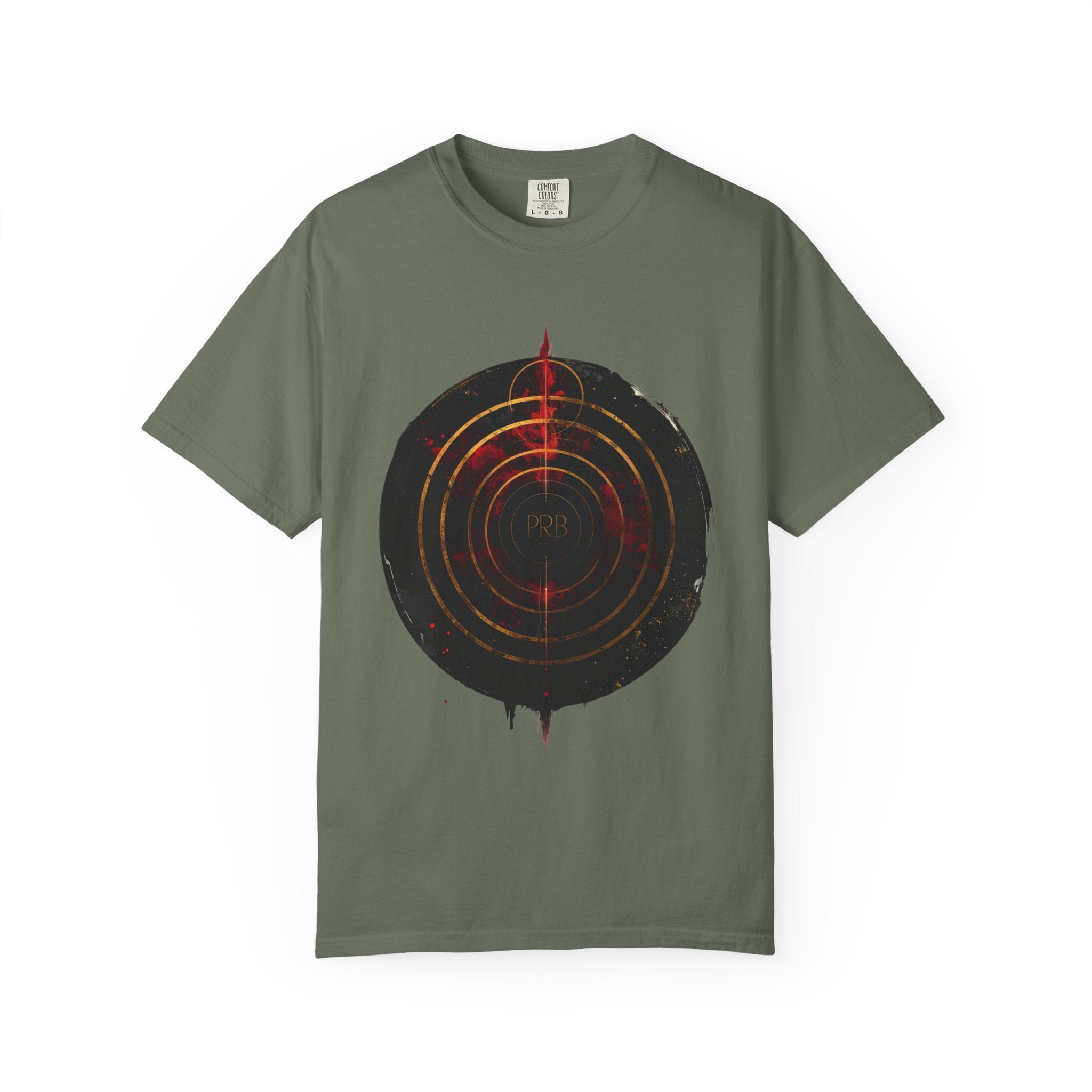 PRB Target Bullseye T-Shirt — Retro Circular Target Graphic Tee by Printify