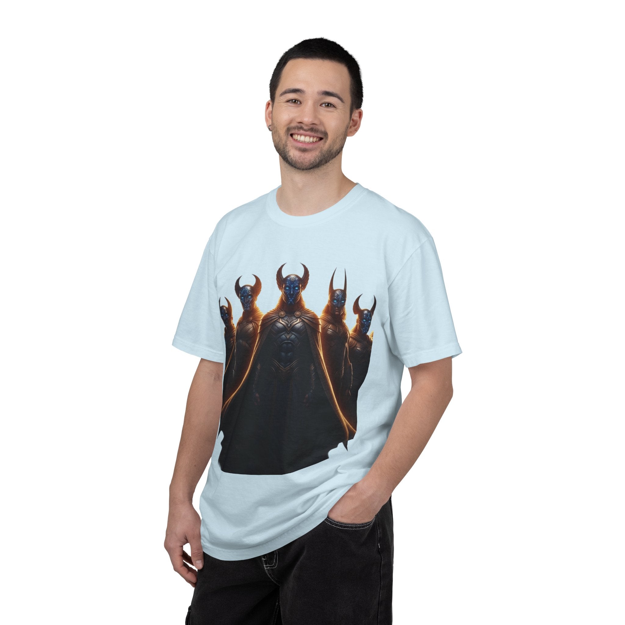 Power Runs Black PRB Dark Legion Graphic T-Shirt — Horned Warriors Fantasy Tee by Power Runs Black