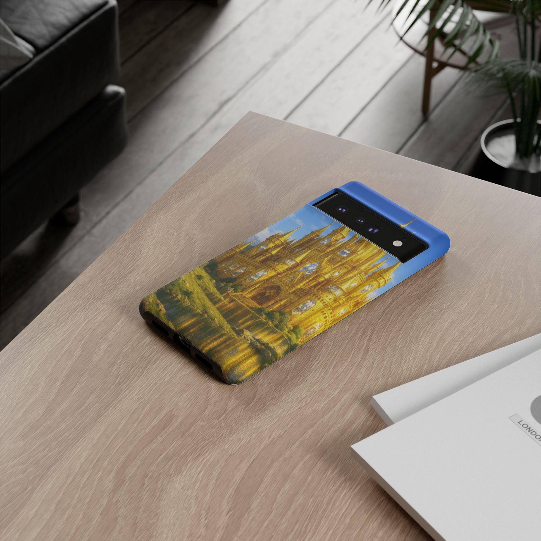 PRB Golden Castle iPhone Case | Fantasy Palace Phone Case by Power Runs Black