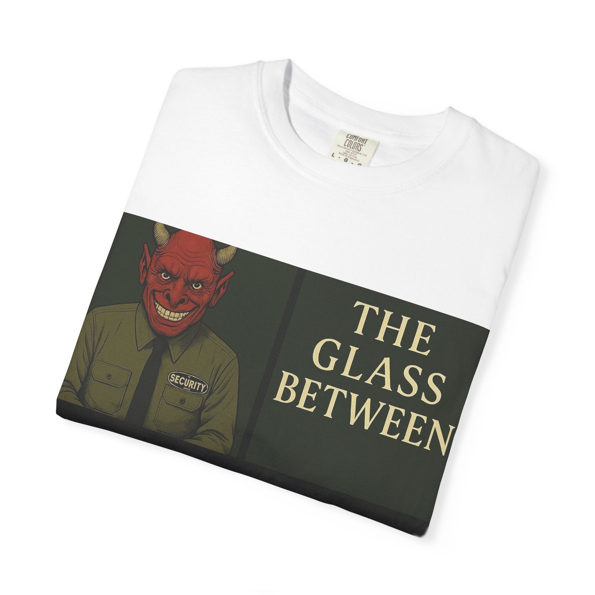 PRB The Glass Between Vintage Collage T-Shirt by Power Runs Black