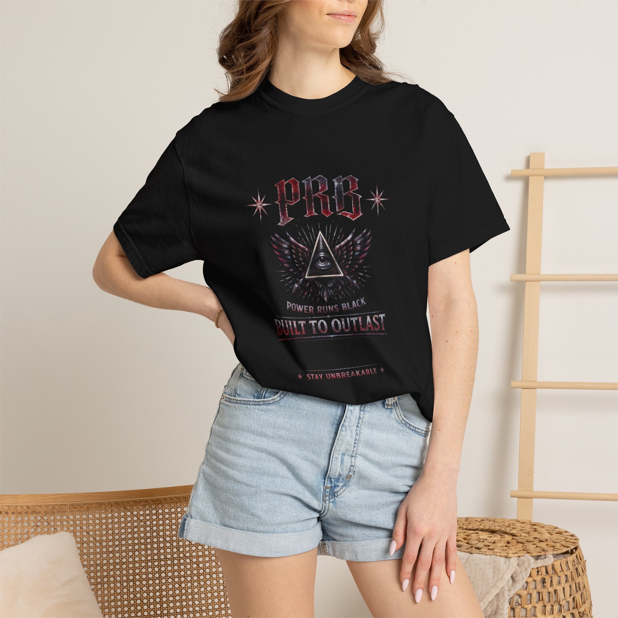 PRB Built to Outlast PRB Graphic T-Shirt by Power Runs Black