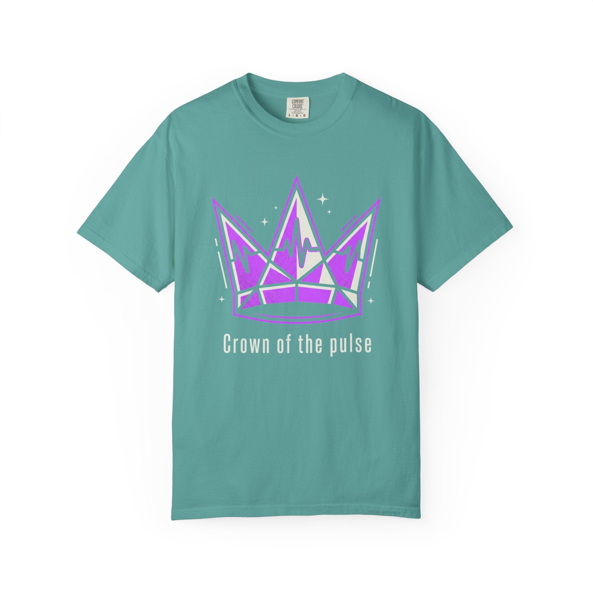 Power Runs Black PRB Crown Graphic T-Shirt — Purple Royal Crown Streetwear Tee by Power Runs Black