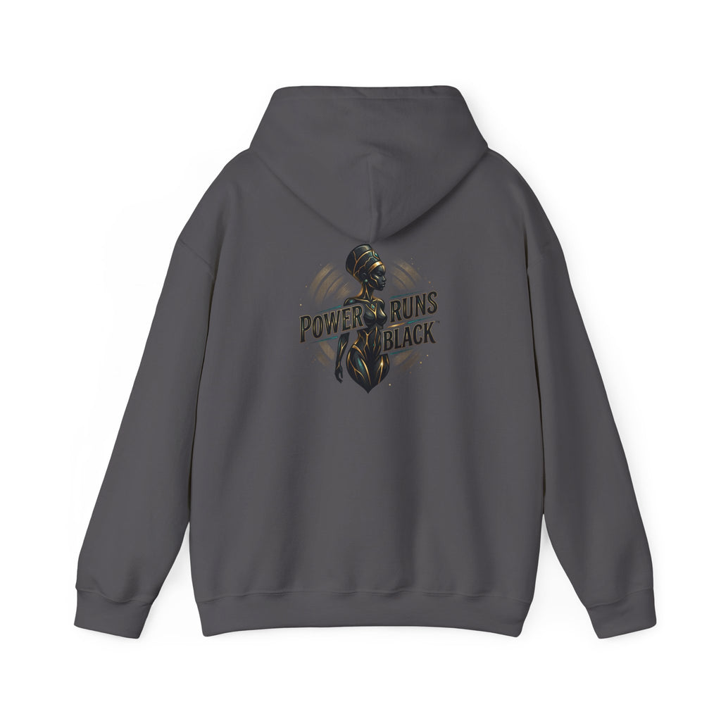 Power Runs Black PRB Logo hoodie Ascension State CROWN design by Power Runs Black