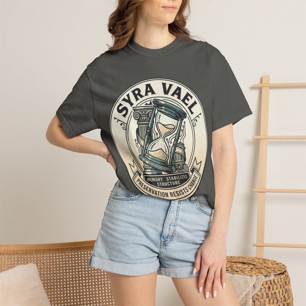 Power Runs Black PRB Syra Vael Hourglass Emblem T-Shirt by Power Runs Black