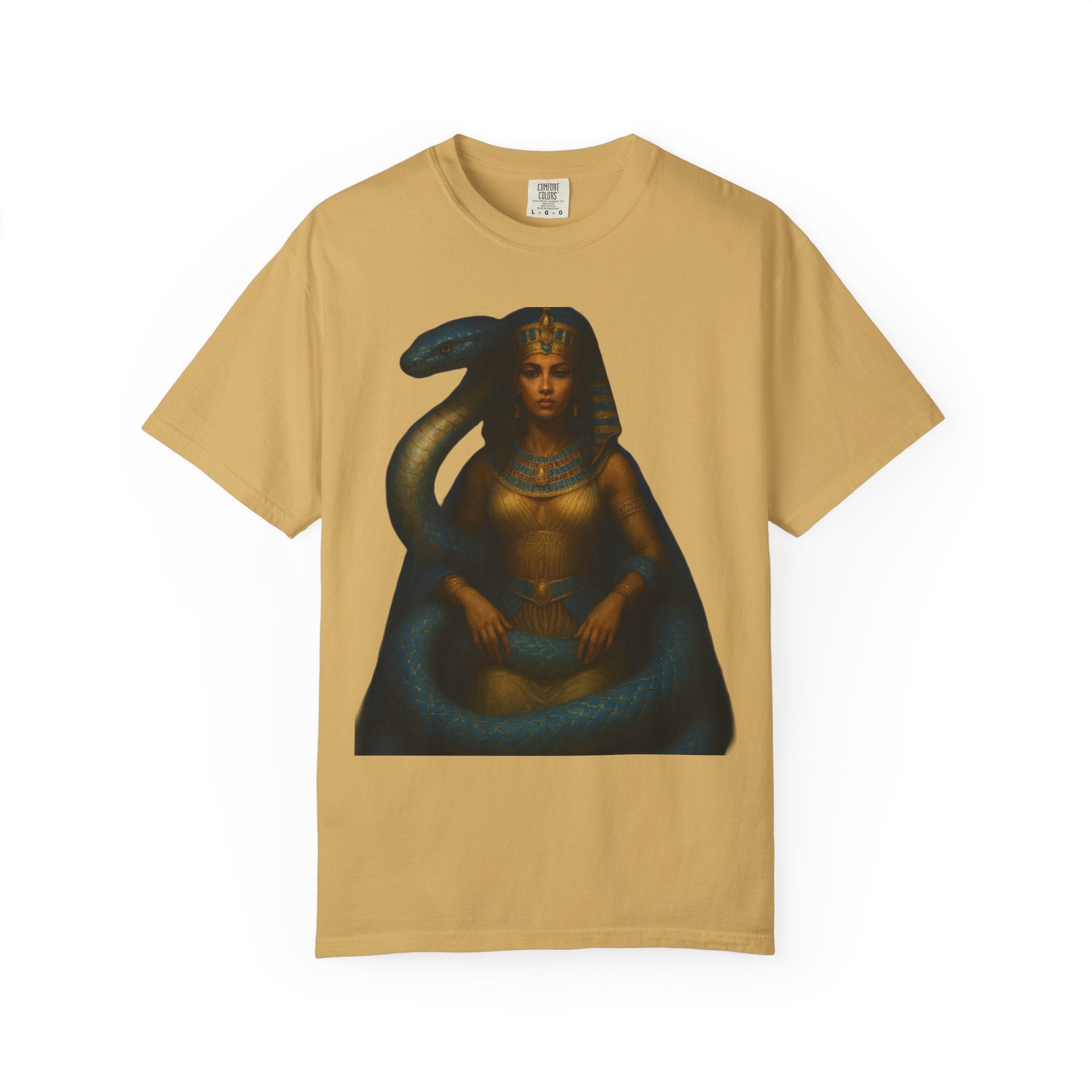PRB Egyptian Goddess with Snake T-Shirt | Pharaoh Serpent Art Tee by Printify