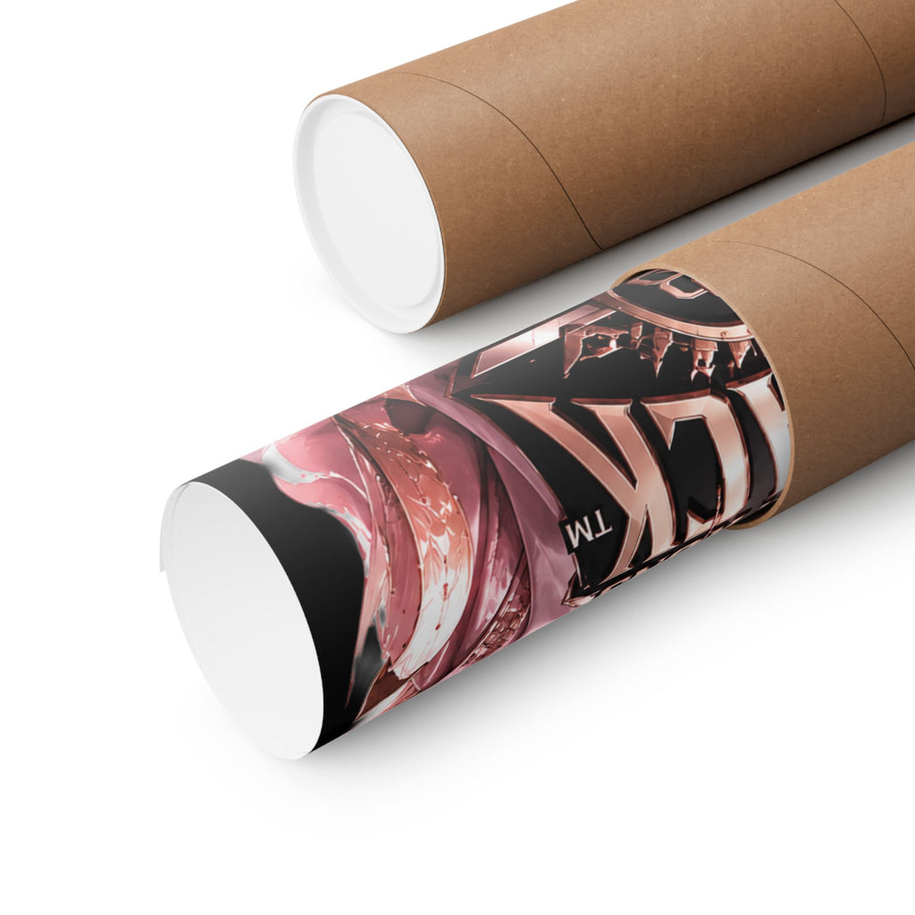 Power Runs Black Matte Poster — "Power Runs Black" Afrocentric Art Print by Power Runs Black