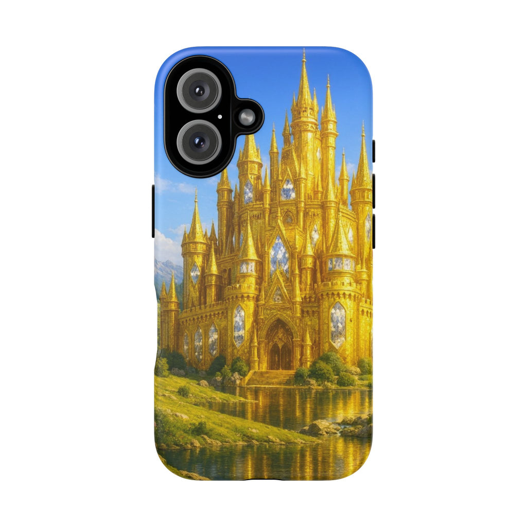 PRB Golden Castle iPhone Case | Fantasy Palace Phone Case by Power Runs Black