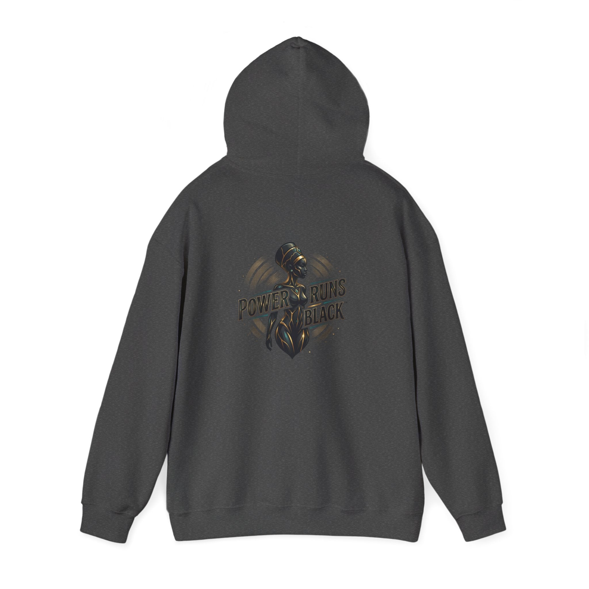 Power Runs Black PRB Logo hoodie Ascension State CROWN design by Power Runs Black
