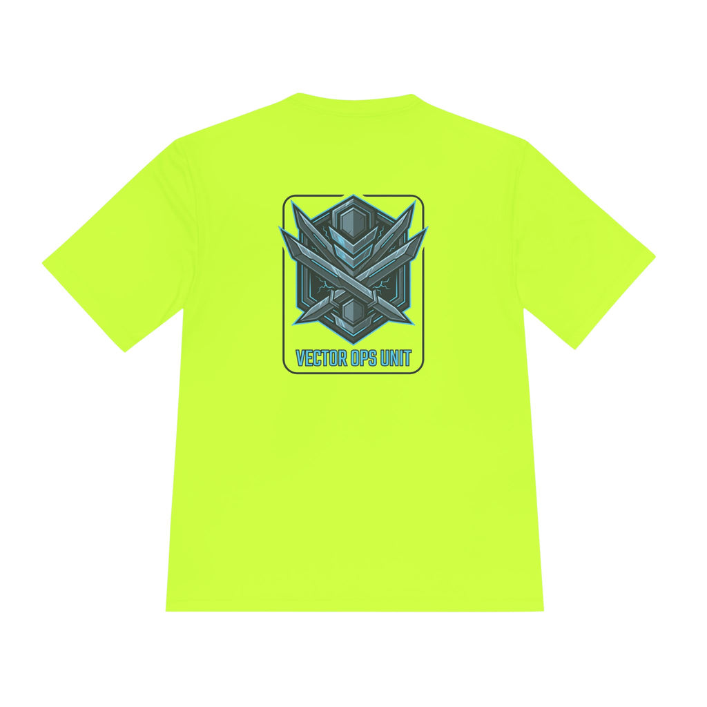 Power Runs Black PRB Blackline Vector Ops Unit Graphics Tee by Power Runs Black