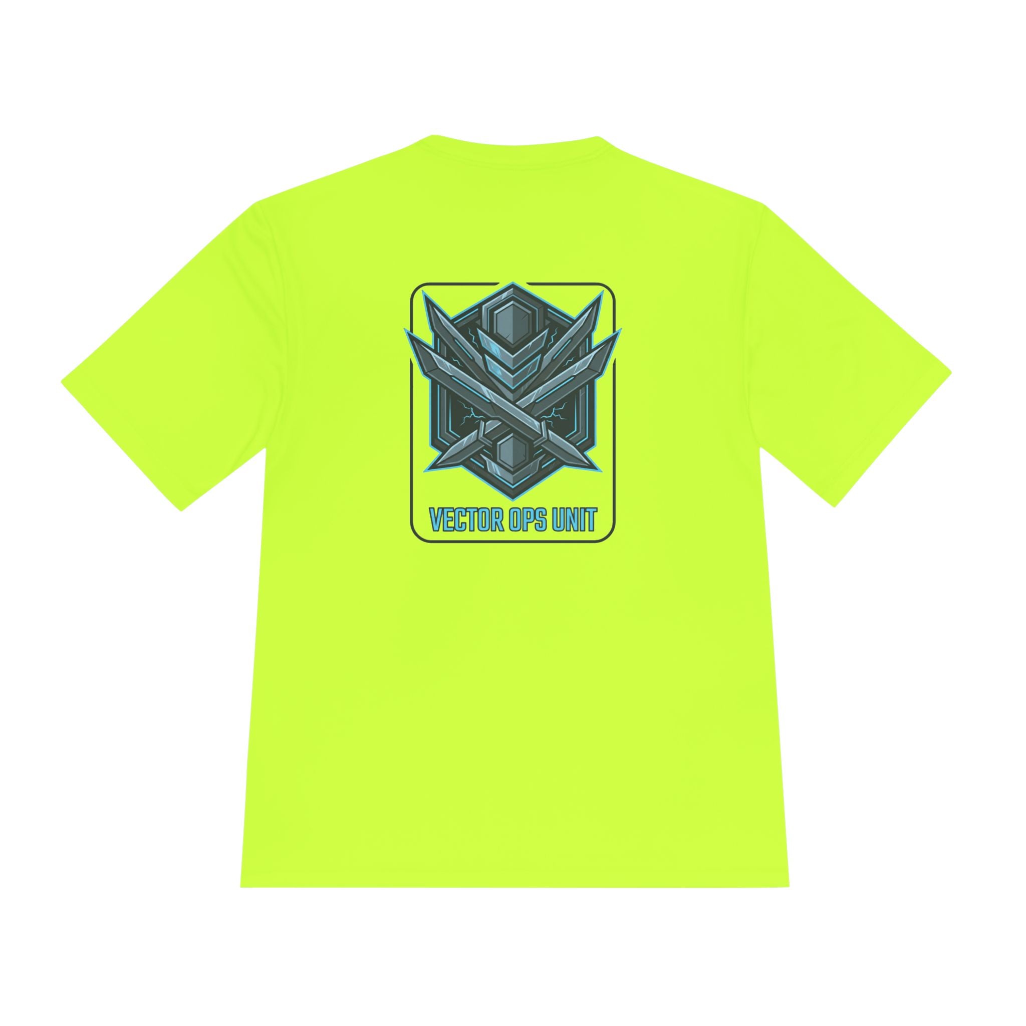Power Runs Black PRB Blackline Vector Ops Unit Graphics Tee by Power Runs Black