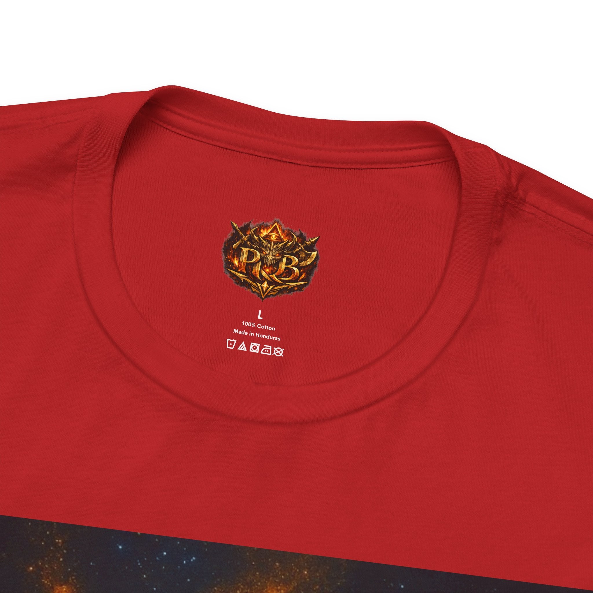 Power Runs Black PRB The Starbound Seven Tee – Retro Cosmic Superhero Poster Shirt by Power Runs Black