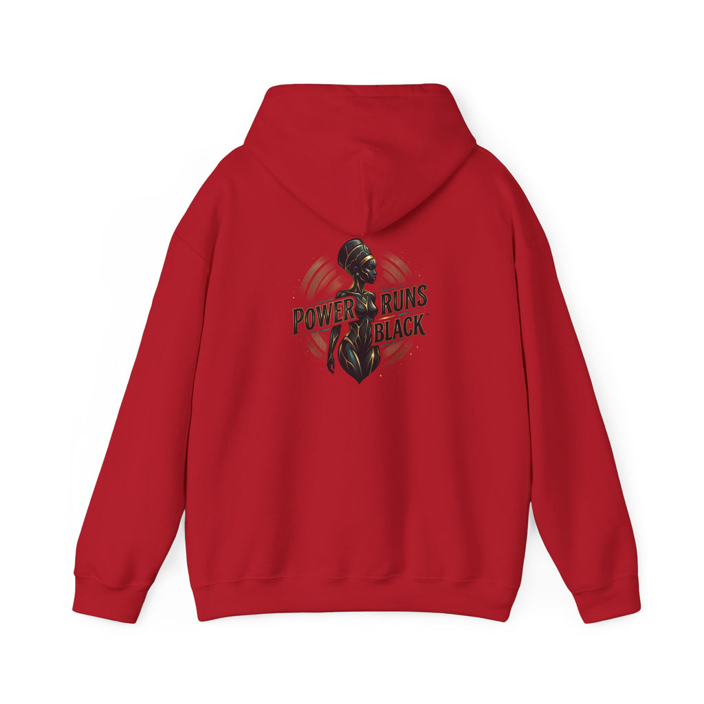 Power Runs Black PRB Logo hoodie Ascension State CROWN design by Power Runs Black