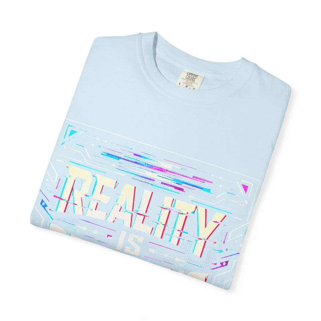 Power Runs Black PRB Glitchy Pastel "Reality Is Desyncing" T-Shirt by Power Runs Black