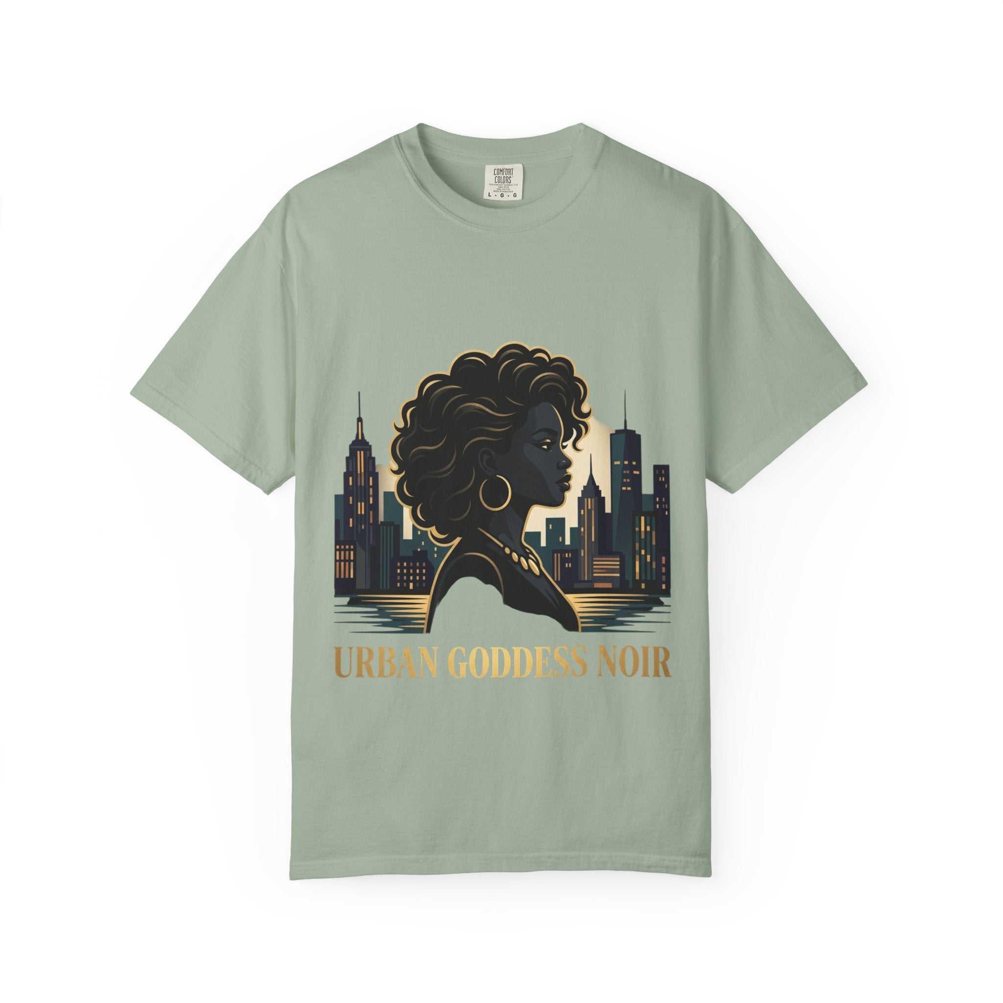 Pretty Rich Bitch The Collection by PRB Urban Goddess Noir T-Shirt — "Urban Goddess Noir" Graphic Tee by Power Runs Black