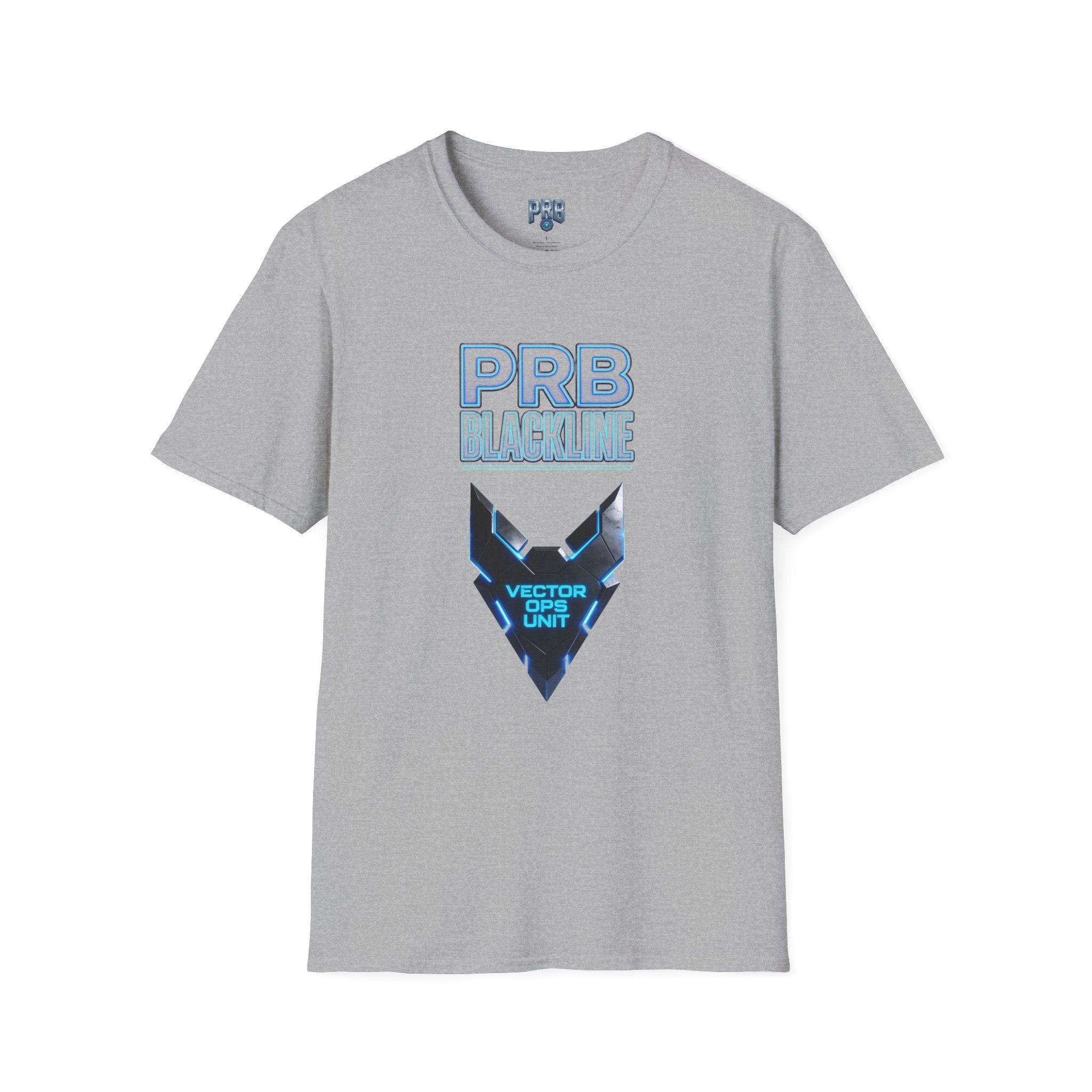PRB Blackline Vector Ops T-Shirt by Power Runs Black