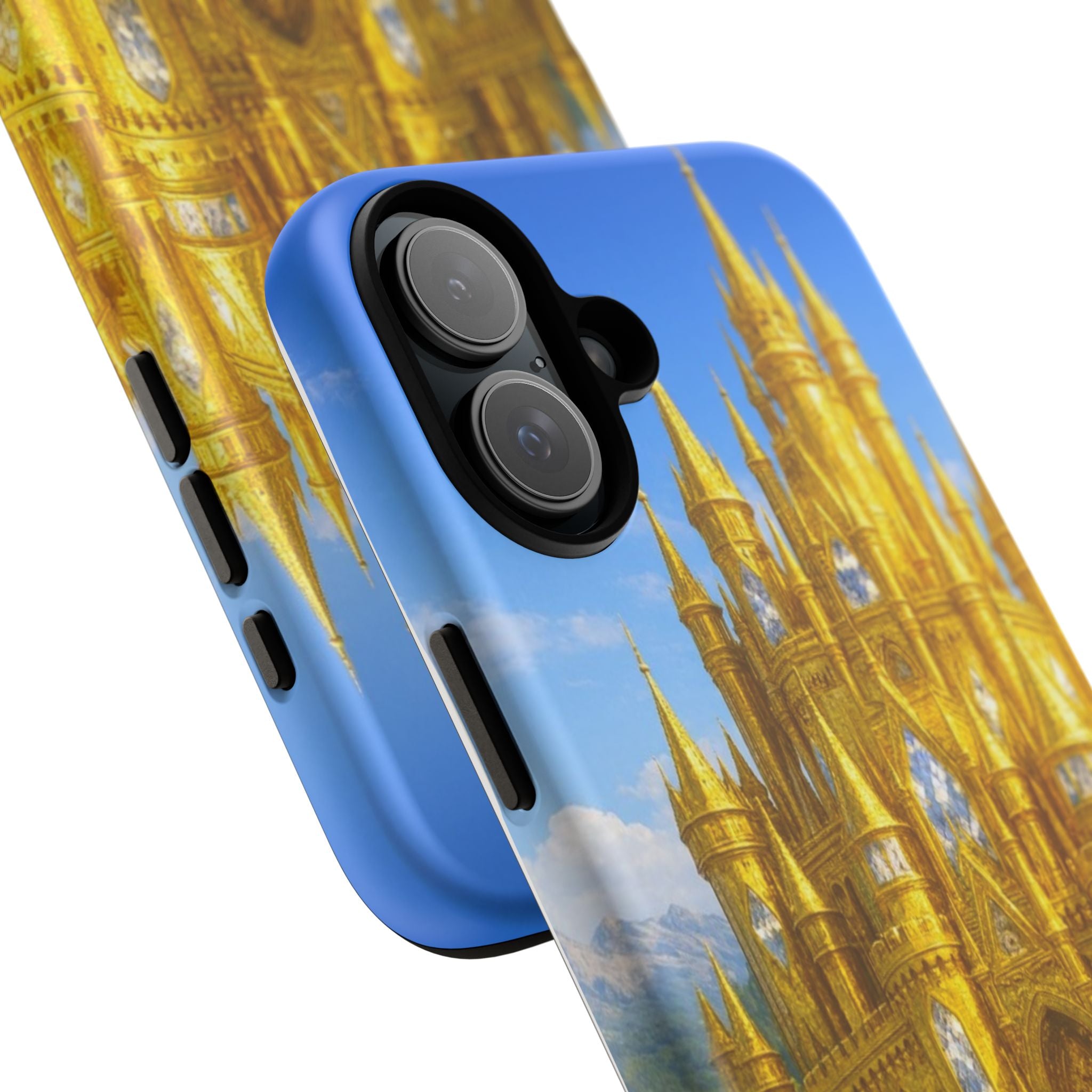 PRB Golden Castle iPhone Case | Fantasy Palace Phone Case by Power Runs Black