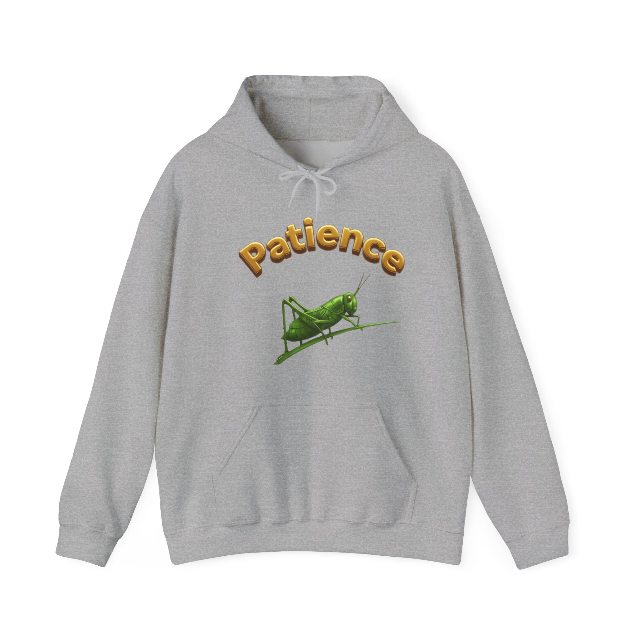 Power Runs Black PRB Patience Grasshopper Hoodie | Grasshopper Illustration, Word Art by Power Runs Black