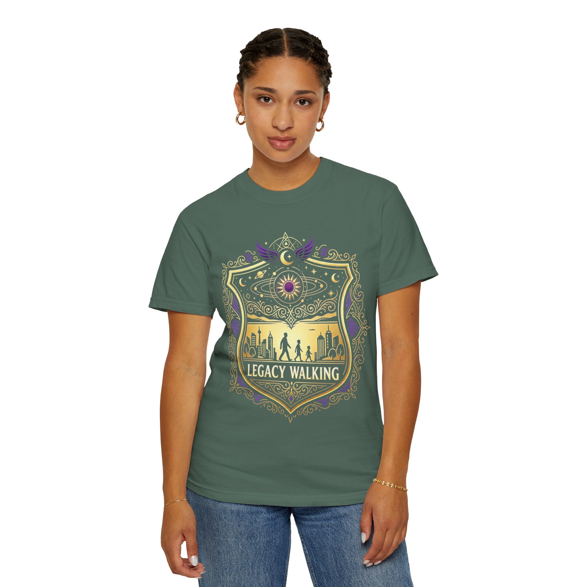 PRB Sci-Fi Adventure Graphic Tee | Futuristic Forest Print Unisex T-Shirt by Printify