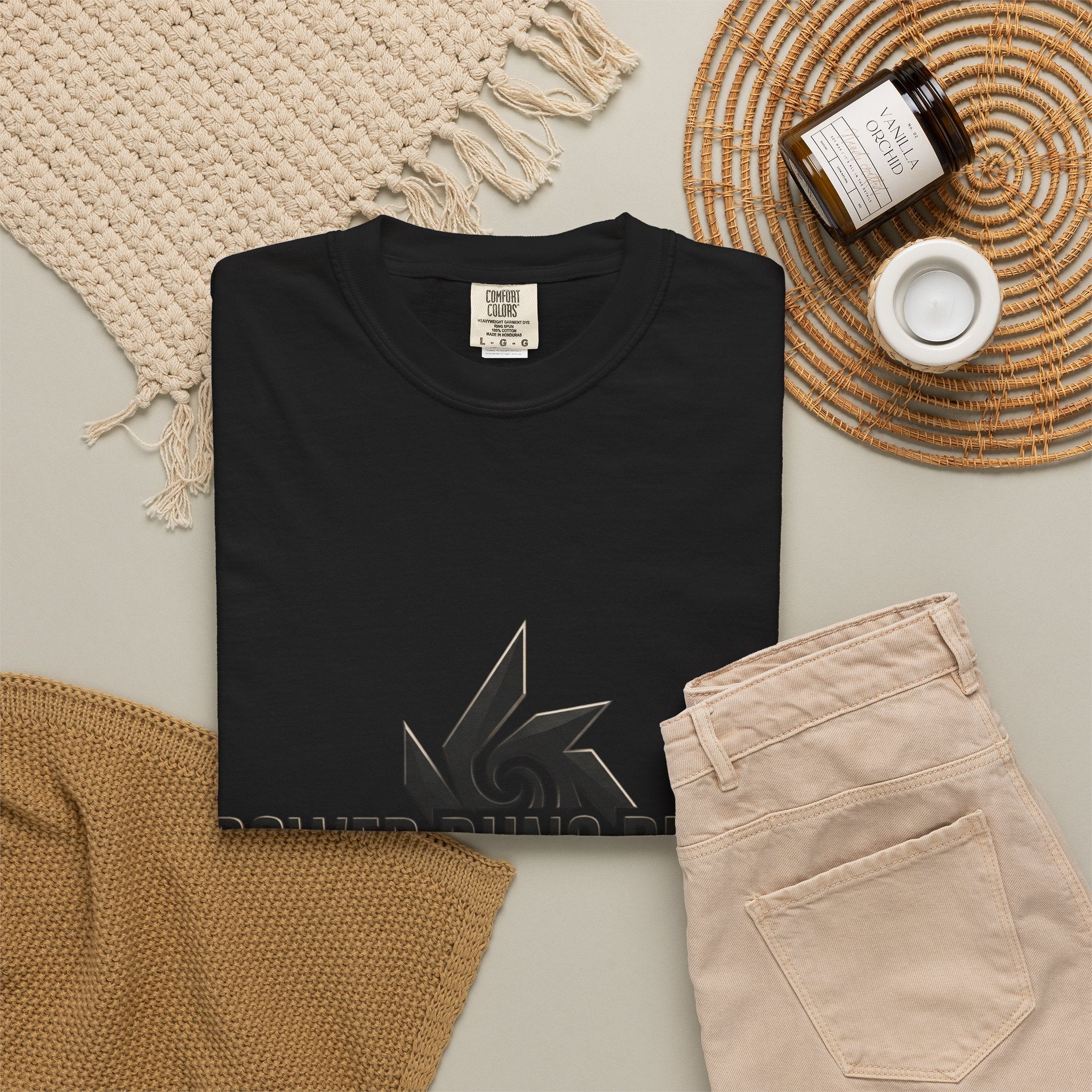 Power Runs Black PRB "Wear The Code" Mystic Shield T-Shirt — Geometric Sigil Graphic Tee by Printify