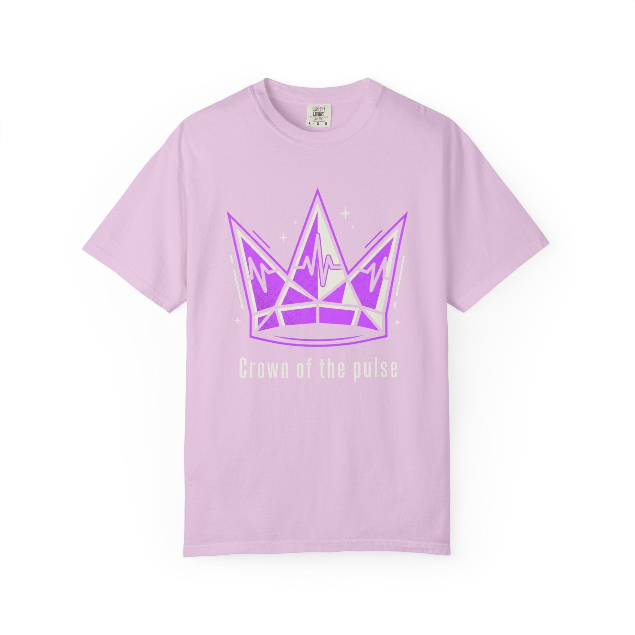 Power Runs Black PRB Crown Graphic T-Shirt — Purple Royal Crown Streetwear Tee by Power Runs Black