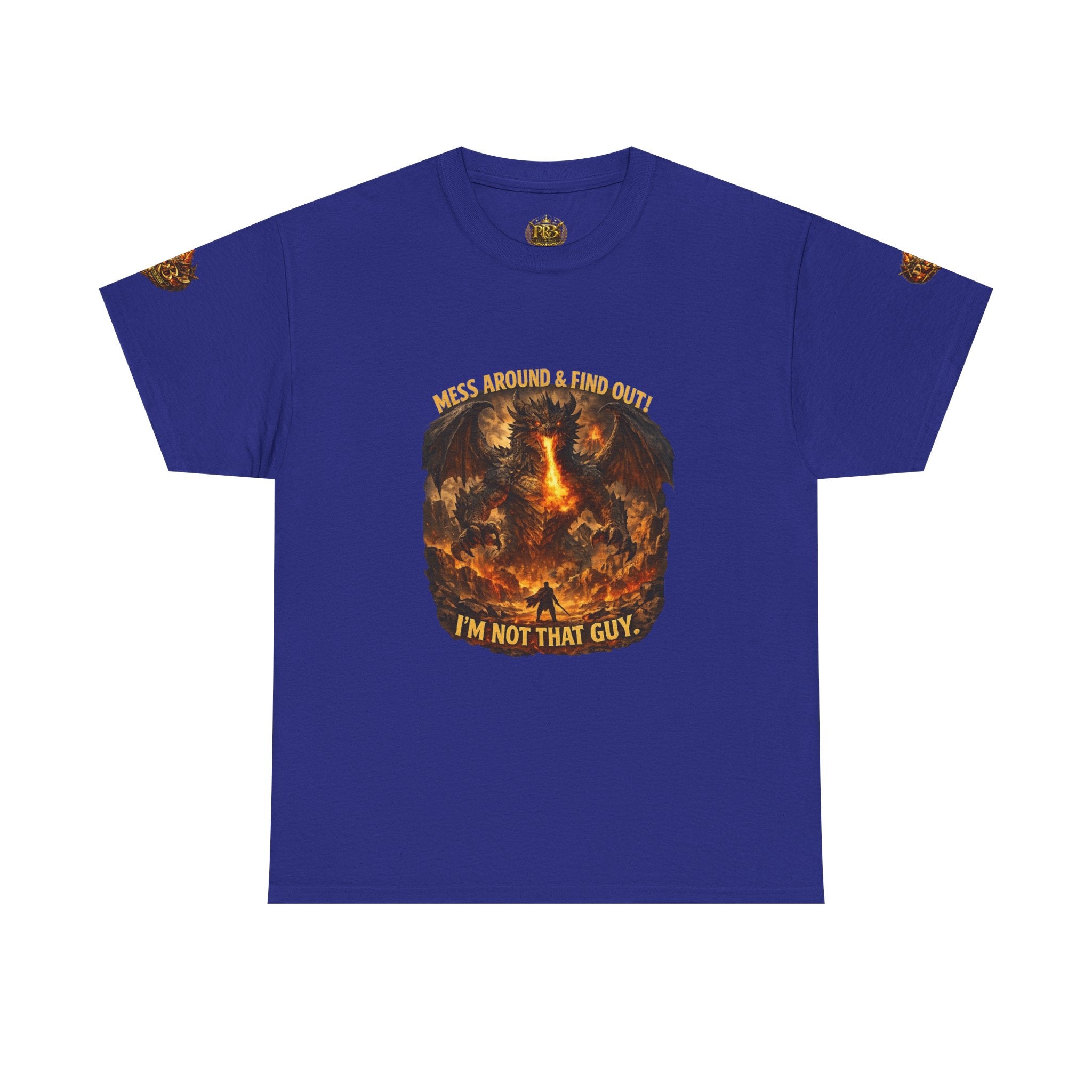 PRB Demonic Warrior Illustration Tee | "I'm Not That Guy" Graphic Shirt by Power Runs Black