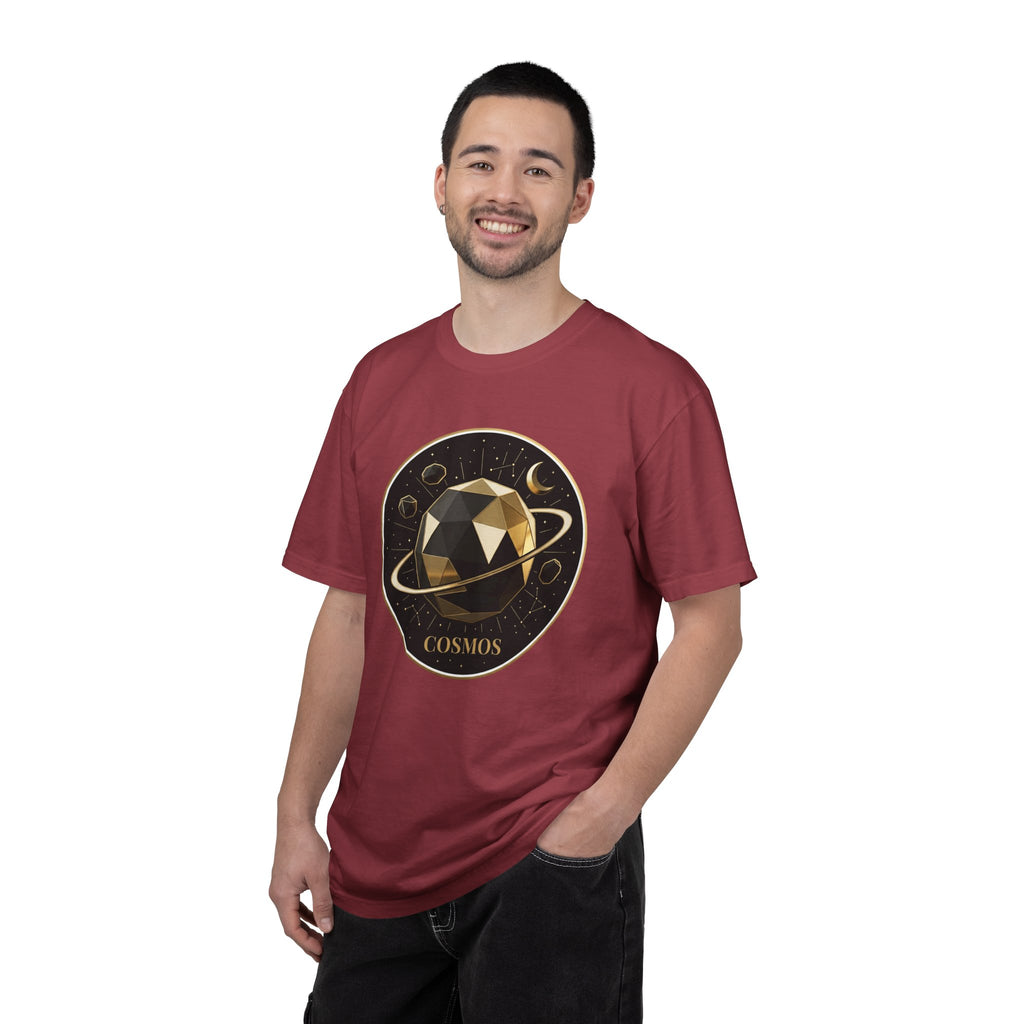 PRB Cosmos Geometric Planet T-Shirt by Power Runs Black