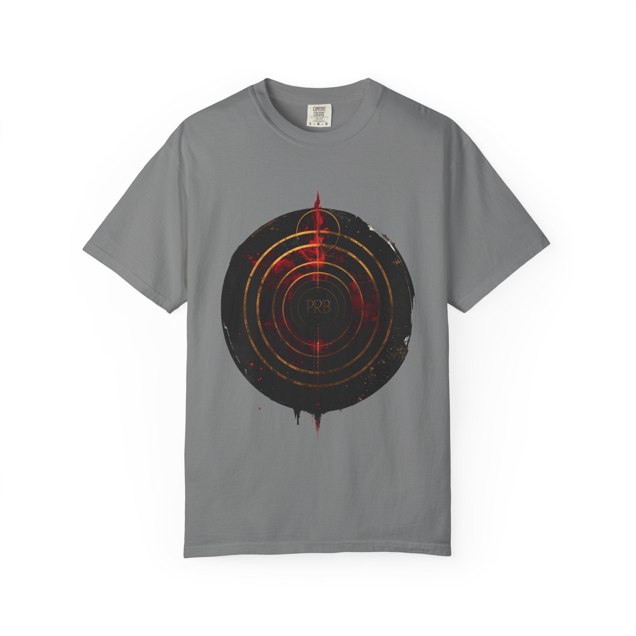 PRB Target Bullseye T-Shirt — Retro Circular Target Graphic Tee by Printify