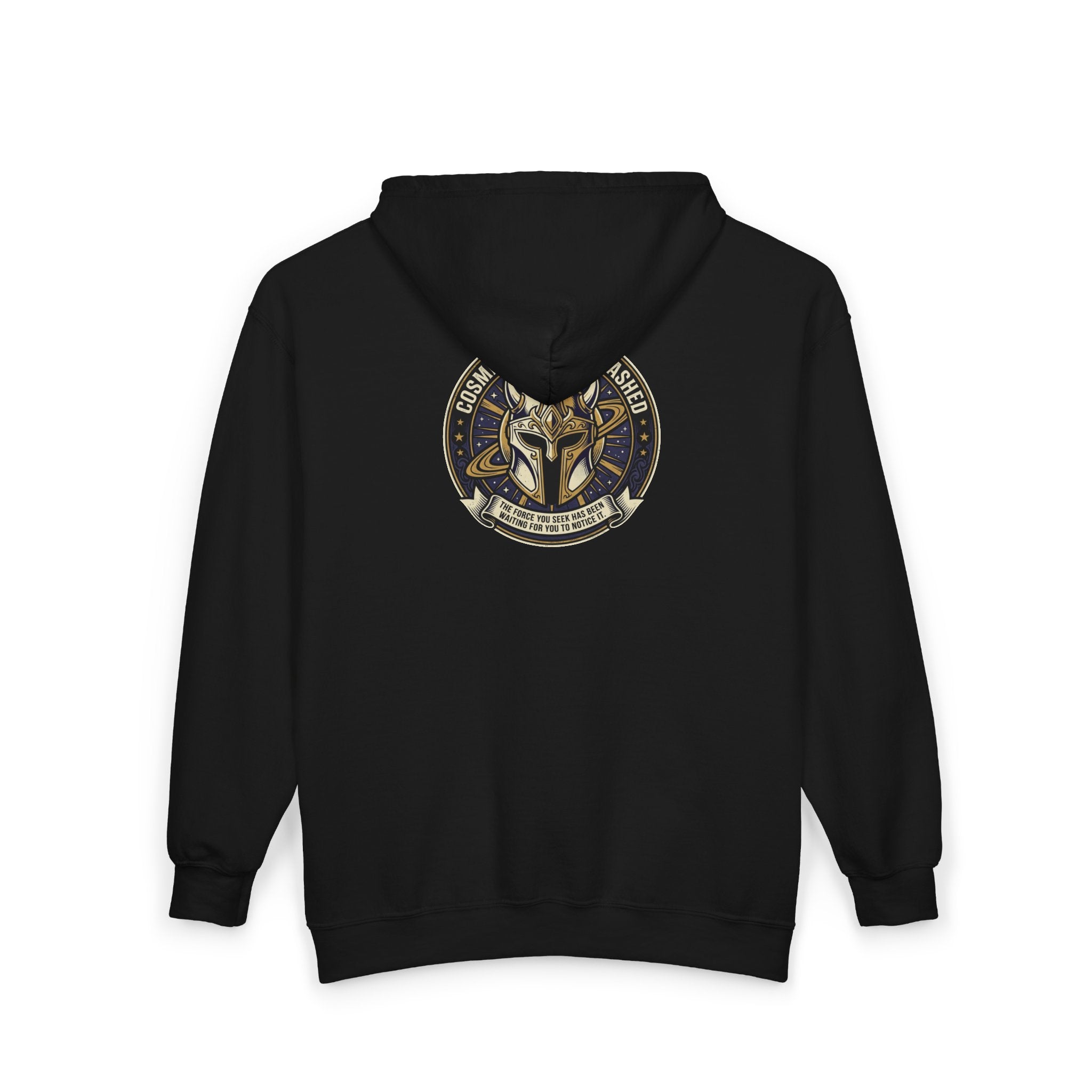 PRB Full-Zip Hoodie — Cosmic Night Unleashed Graphic by Power Runs Black