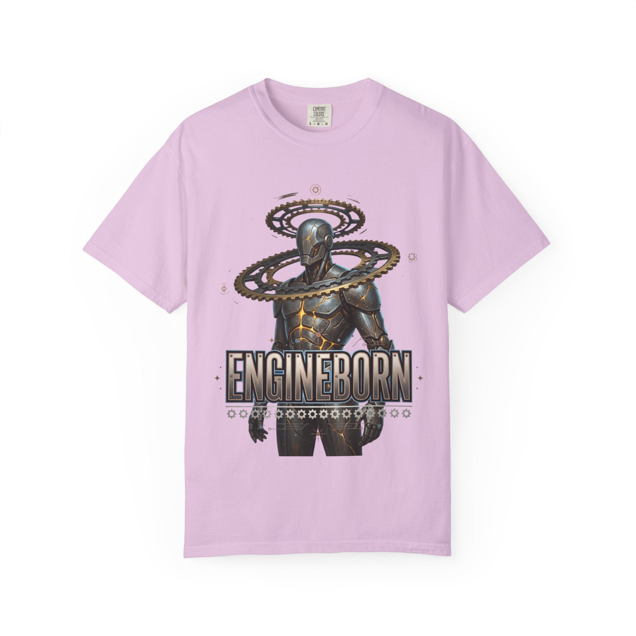 Printify PRB Engineborn Cyborg Figure T-shirt | Futuristic Robot Art - T-Shirt