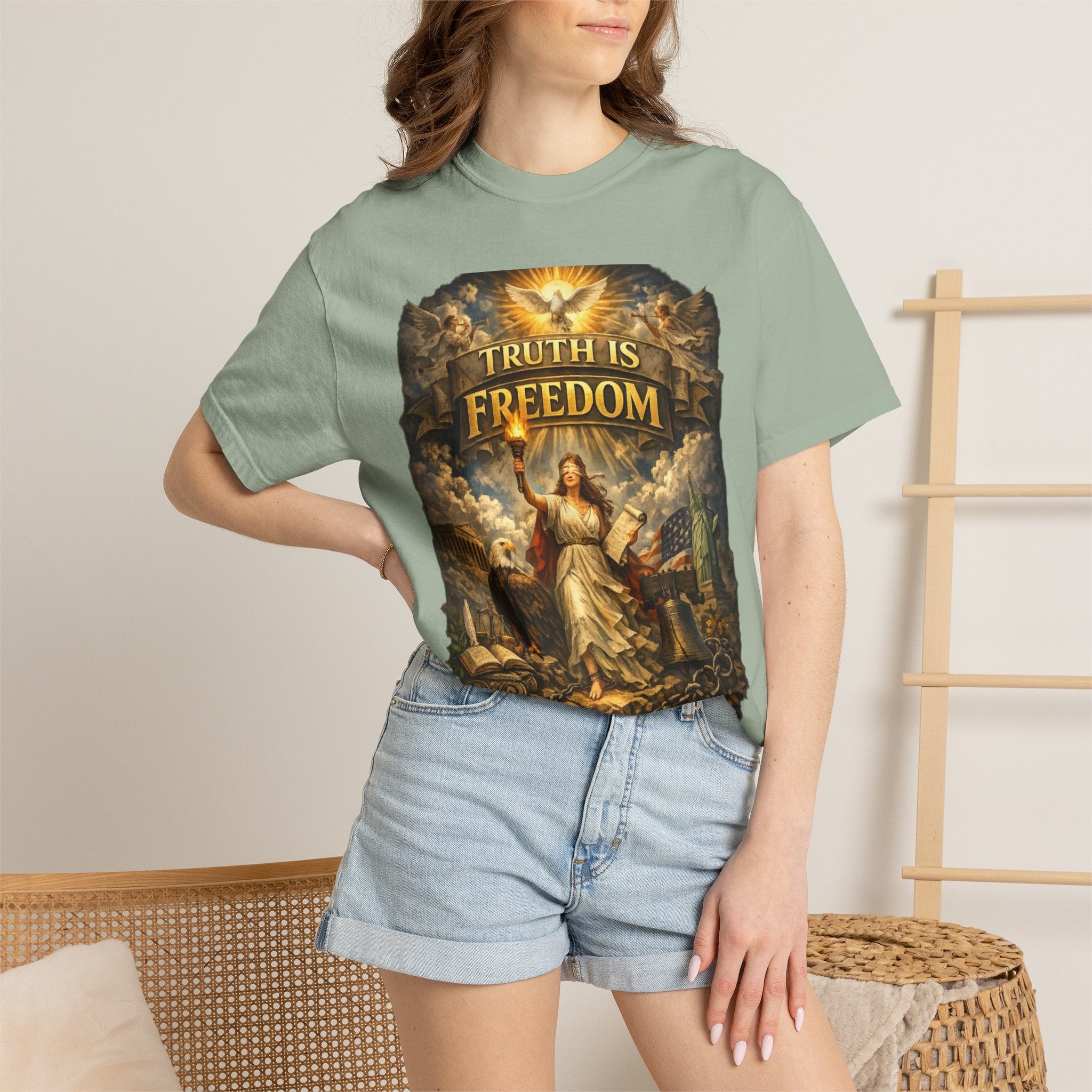 PRB Truth Is Freedom Graphic T-Shirt by Power Runs Black