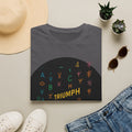 PRB Triumph Afro Hair Silhouette T-Shirt | Black Hair Alphabet Design by Printify