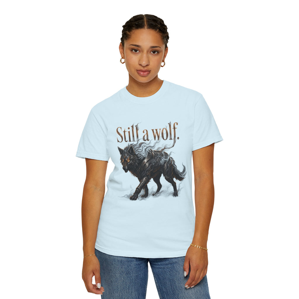 PRB Still a Wolf T-Shirt — Dark Wolf Graphic Tee by Printify
