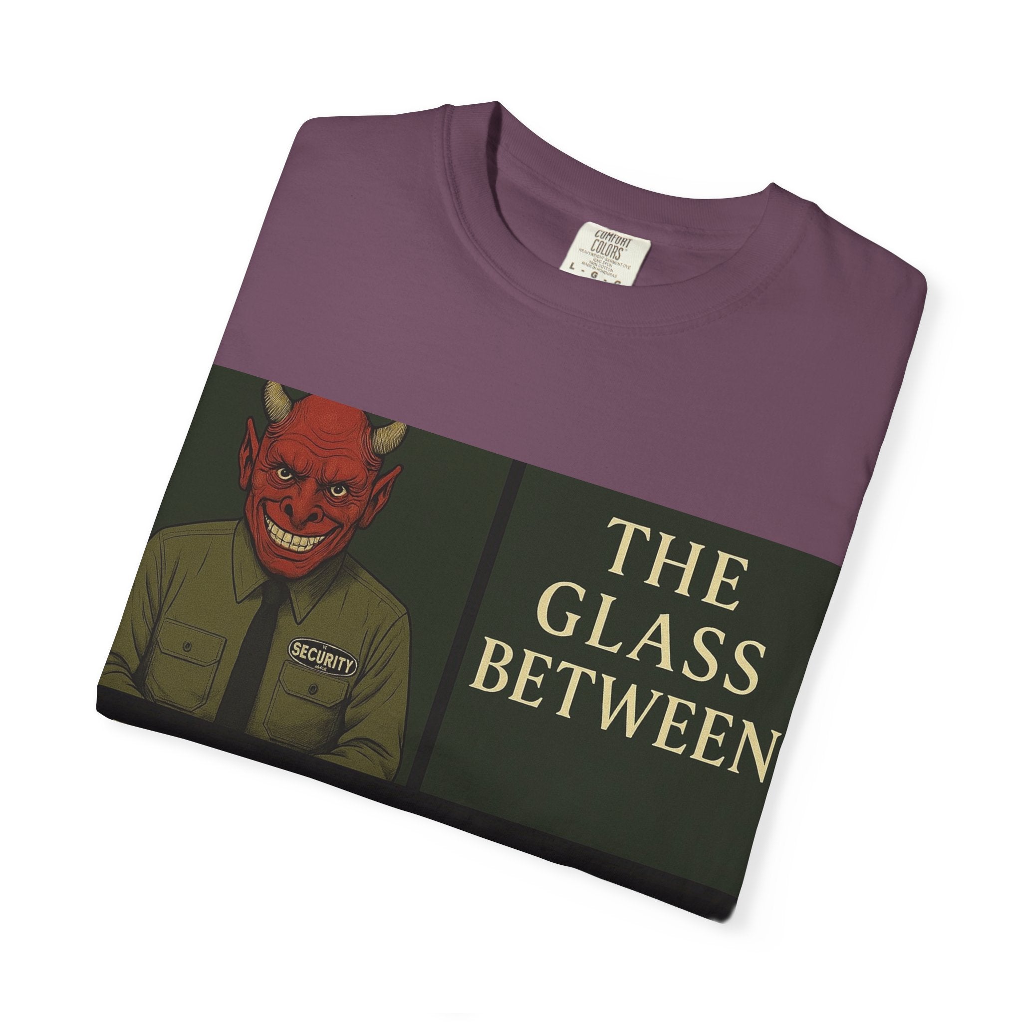 PRB The Glass Between Vintage Collage T-Shirt by Power Runs Black