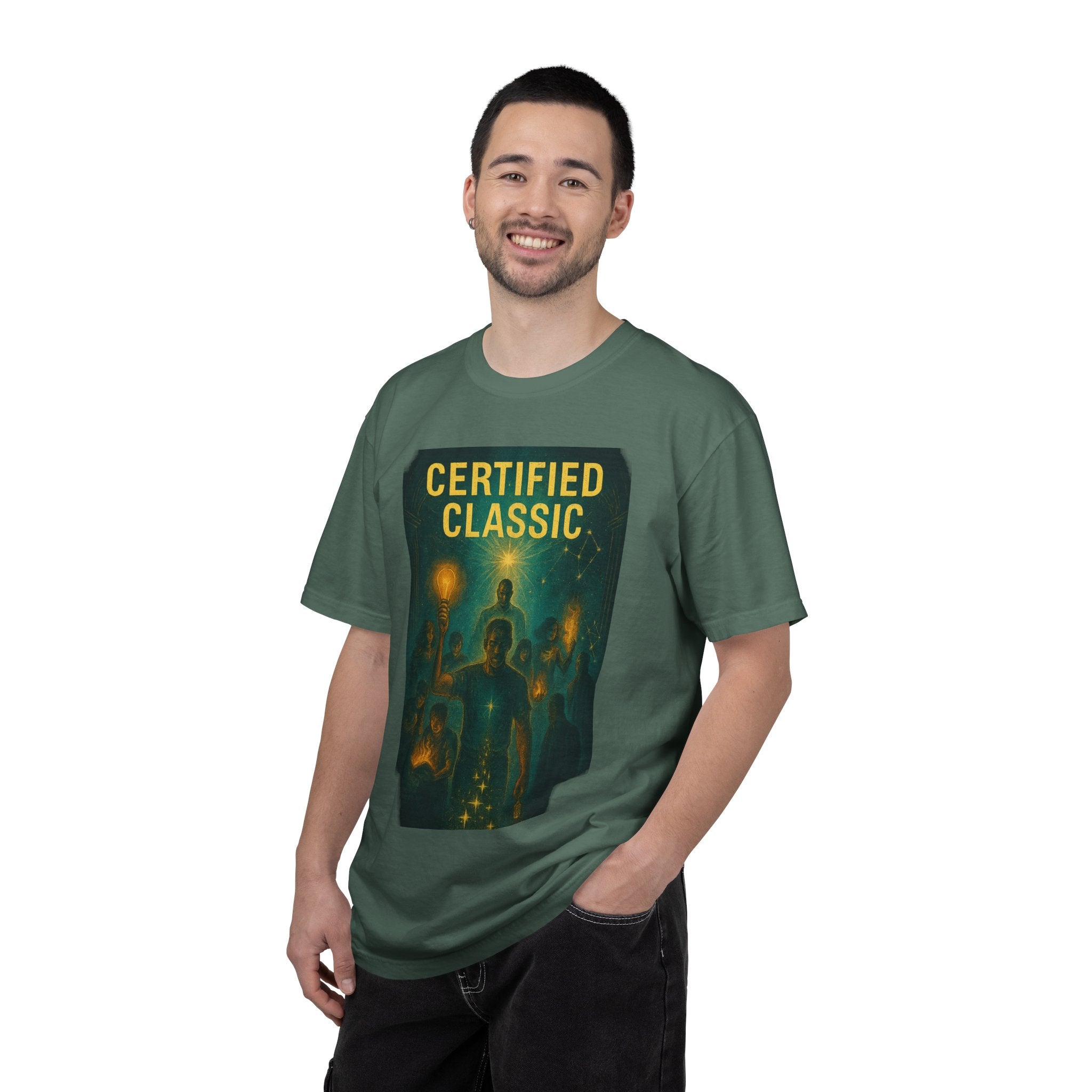 PRB Certified Classic T-Shirt — Vintage Lanterns Graphic Tee by Power Runs Black
